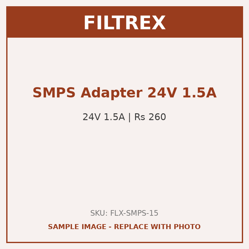 FILTREX SMPS Adapter 24V 1.5A