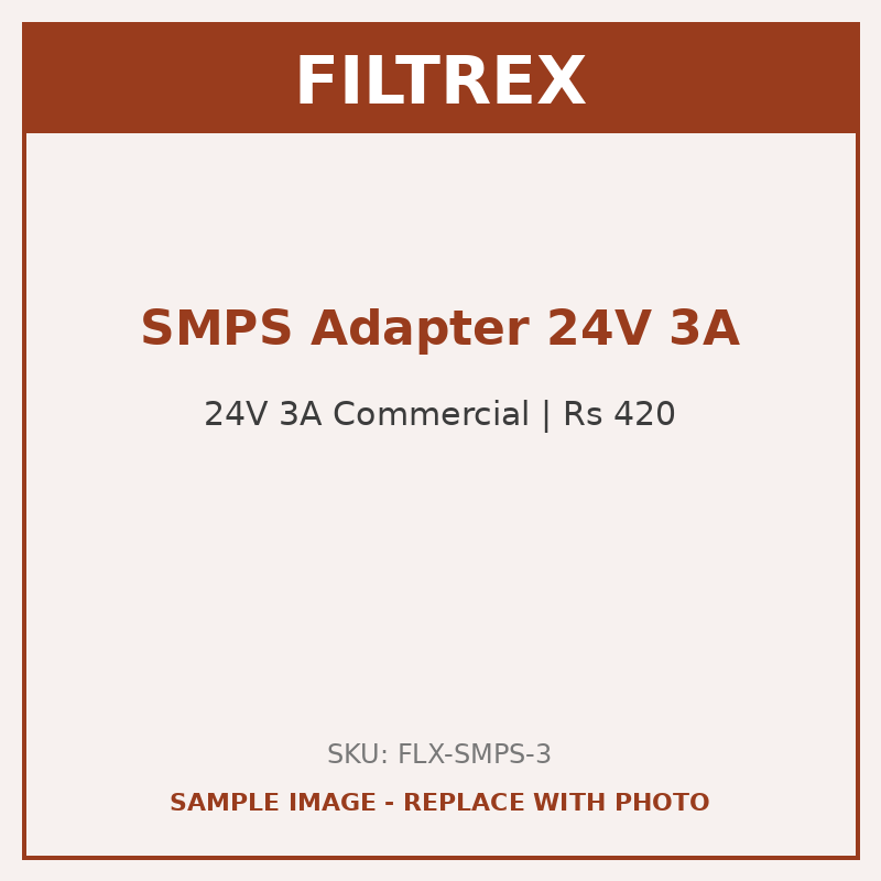 FILTREX SMPS Adapter 24V 3A (Commercial)