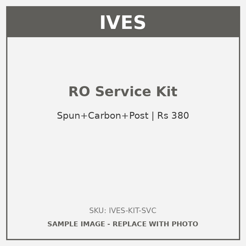 IVES RO Service Kit (Spun + Carbon + Post)
