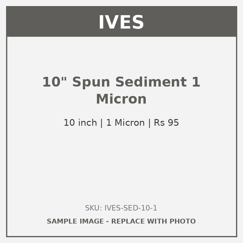 IVES 10 inch Spun Sediment Filter (1 Micron)