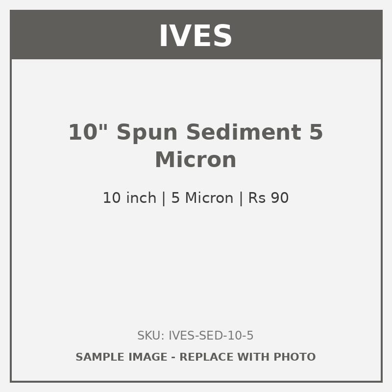 IVES 10 inch Spun Sediment Filter (5 Micron)
