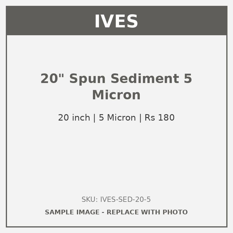 IVES 20 inch Spun Sediment Filter (5 Micron)