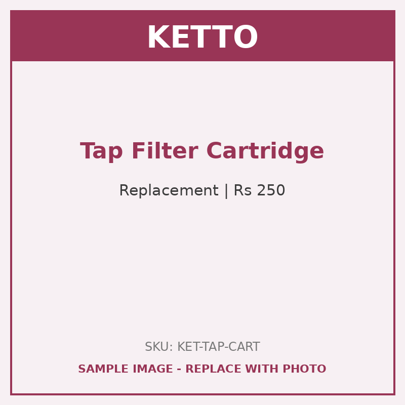 KETTO Tap Filter Replacement Cartridge