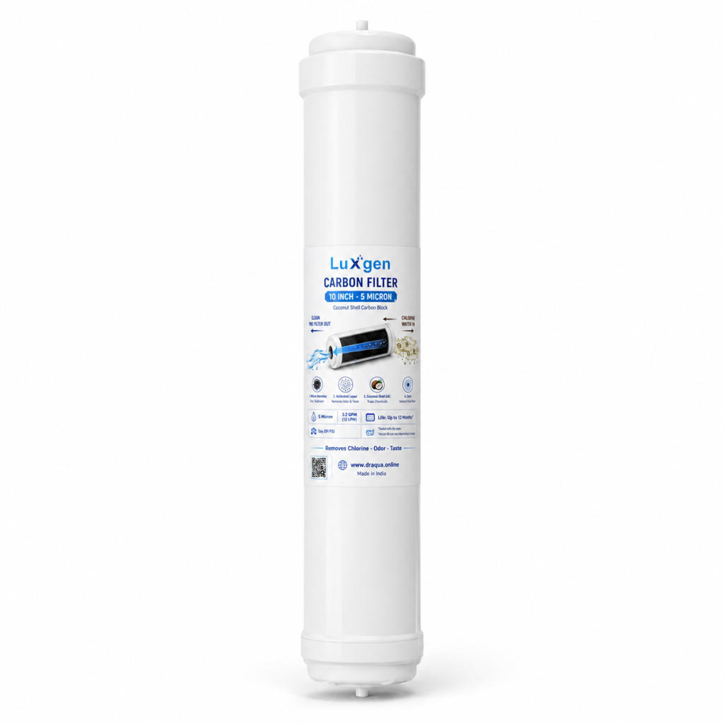 LUXGEN Branded-Fit 10″ Carbon Filter (5 Micron, Coconut Shell)