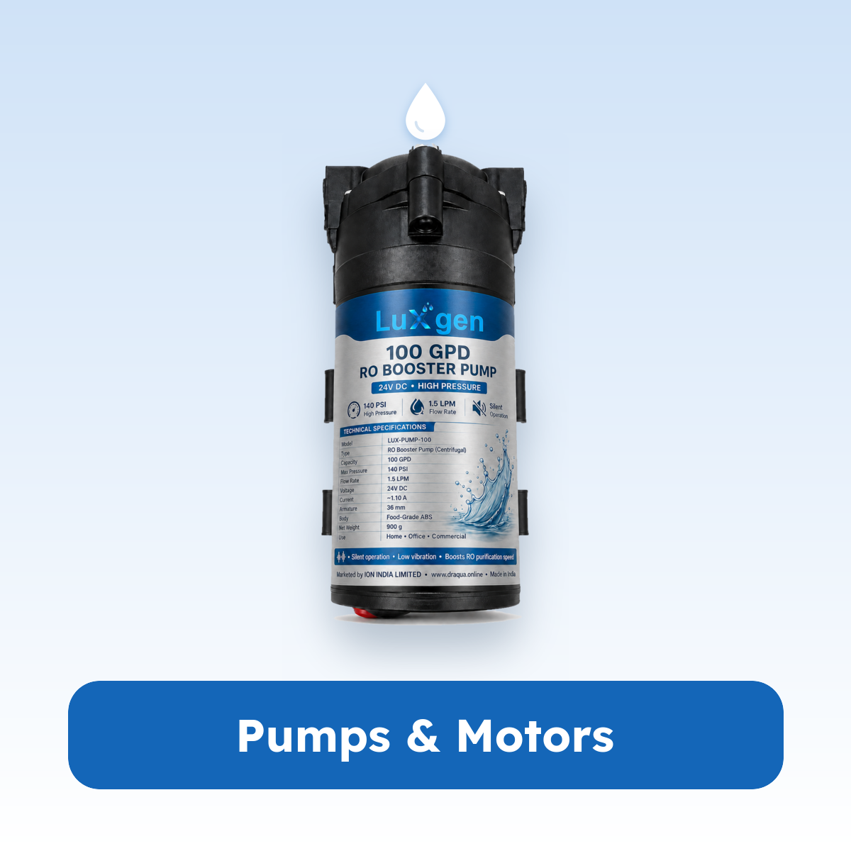Pumps & Motors category